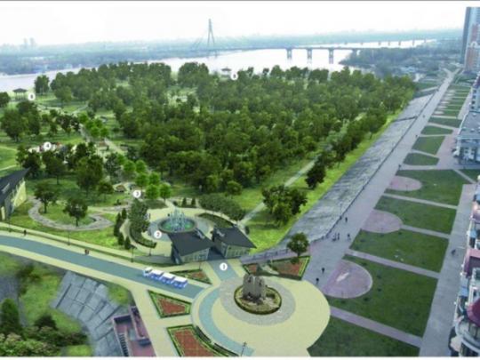 На столичной Оболони открыли после капремонта вторую часть парка «Наталка»
