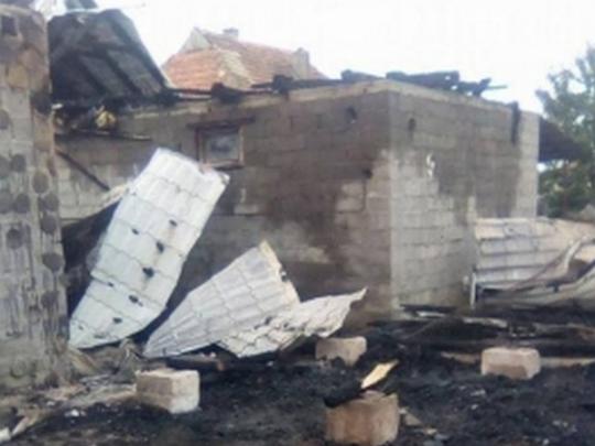 На Закарпатье случился масштабный пожар в ромском поселении