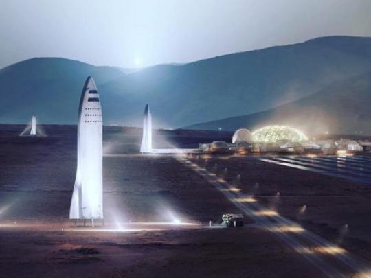 У Маска озвучили цену билета на рейс Big Falcon Rocket