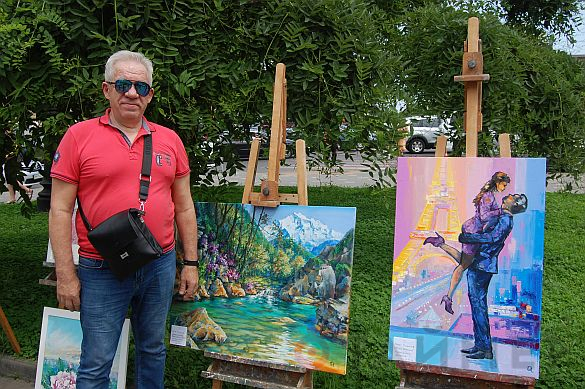 Одесские художники показали выставку «Франция в моём сердце»