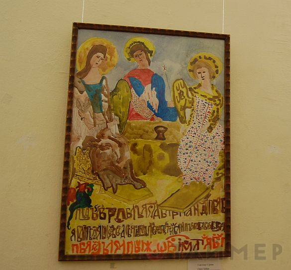 Одесские дети сделали из ткани праотца Ноя и нарисовали планеты