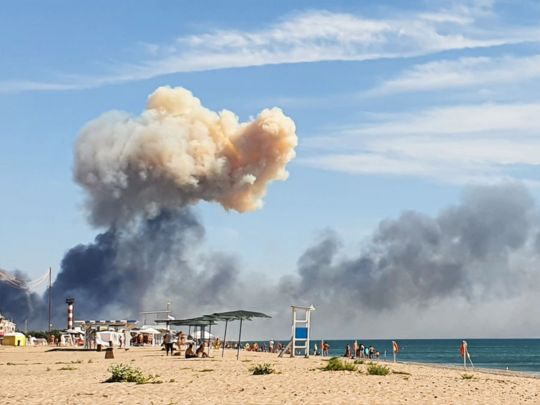 Міноборони показало, хто бавиться з вогнем на військових базах окупантів