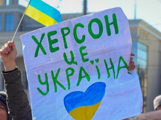 «Я не очікувала, що в нас стільки людей люблять Україну», — мешканка Херсона