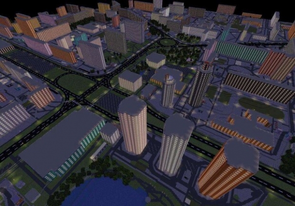 В видеоигре Minecraft создали реалистичную карту Киева